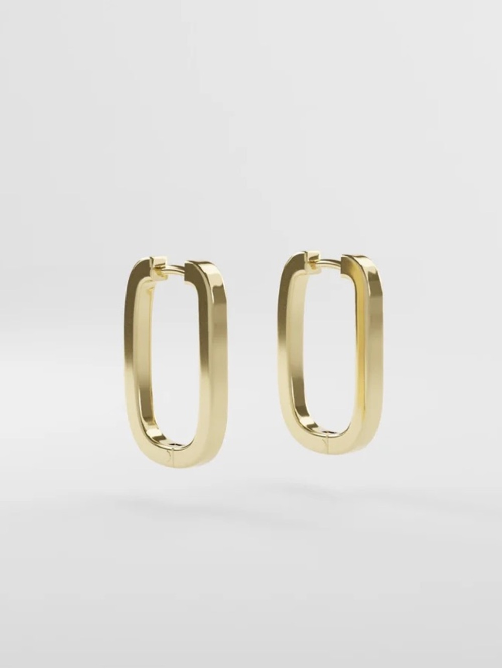 Boxed Oval Huggies - Gold